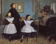 Edgar Degas The Belleli Family oil painting reproduction